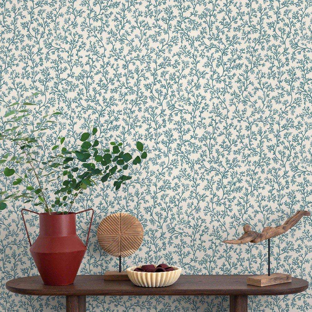 Holden Decor Coral Aqua Wallpaper Image 3
