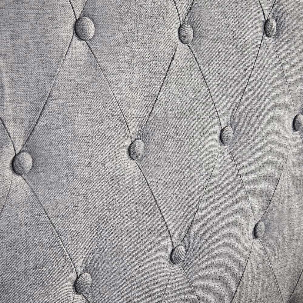 Home Treats King Size Grey Sleigh Ottoman Bed Image 4