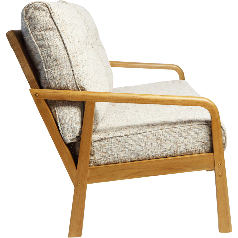 Desser Dubai Light Oak Natural Rattan Farrow Armchair Image 3