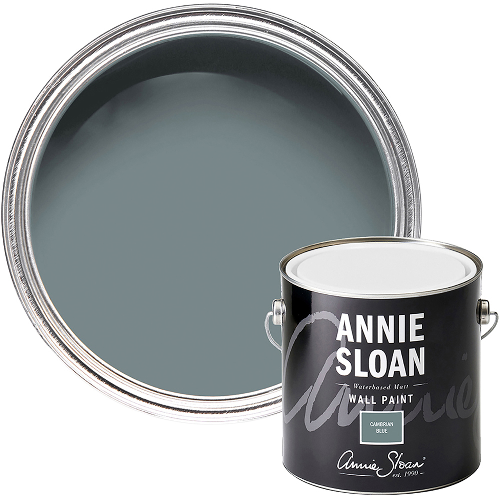 Annie Sloan Cambrian Blue Matt Wall Paint 2.5L Image 1