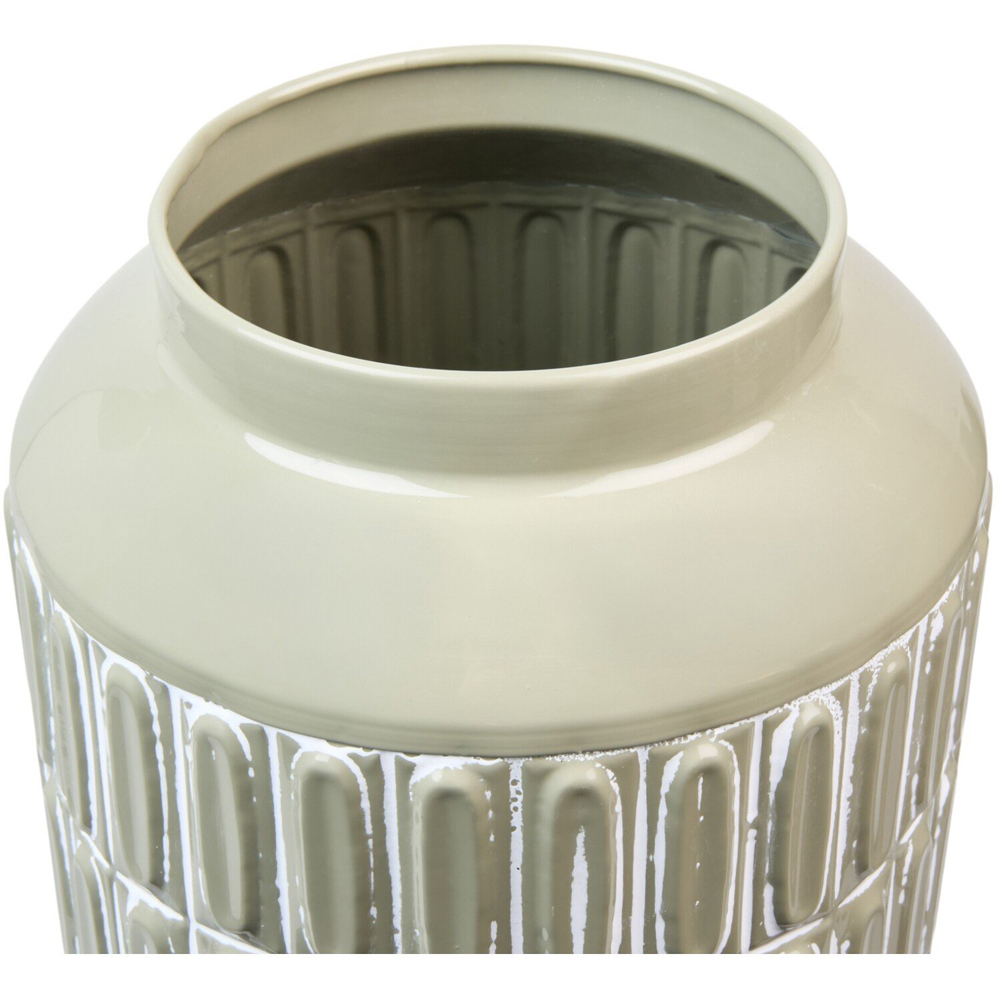 Maja Tall Metal Vase Sage Image 5