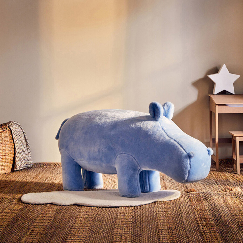 Premier Housewares Hippo Blue Animal Chair Image 7