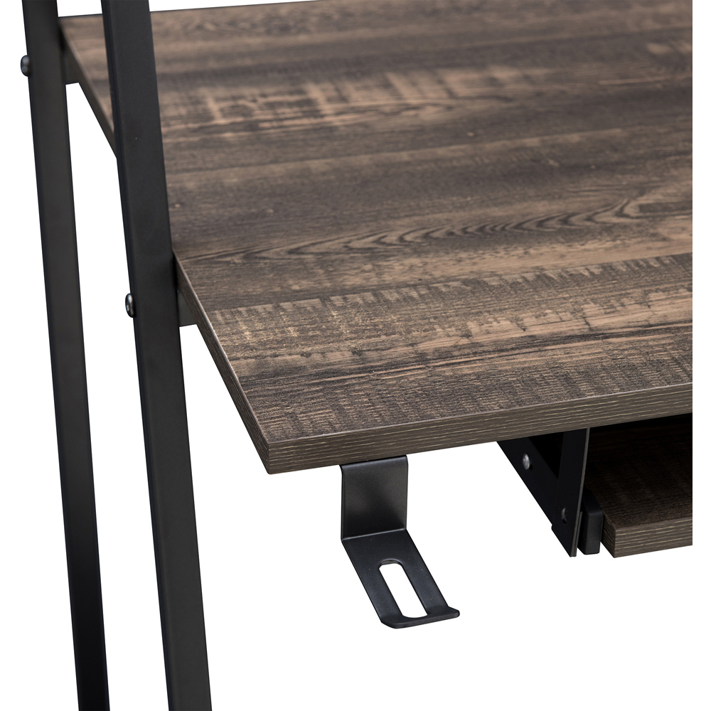 Sunjoy Studio Space Mikita Computer Desk with Drink Holder and Headset Hook Image 4