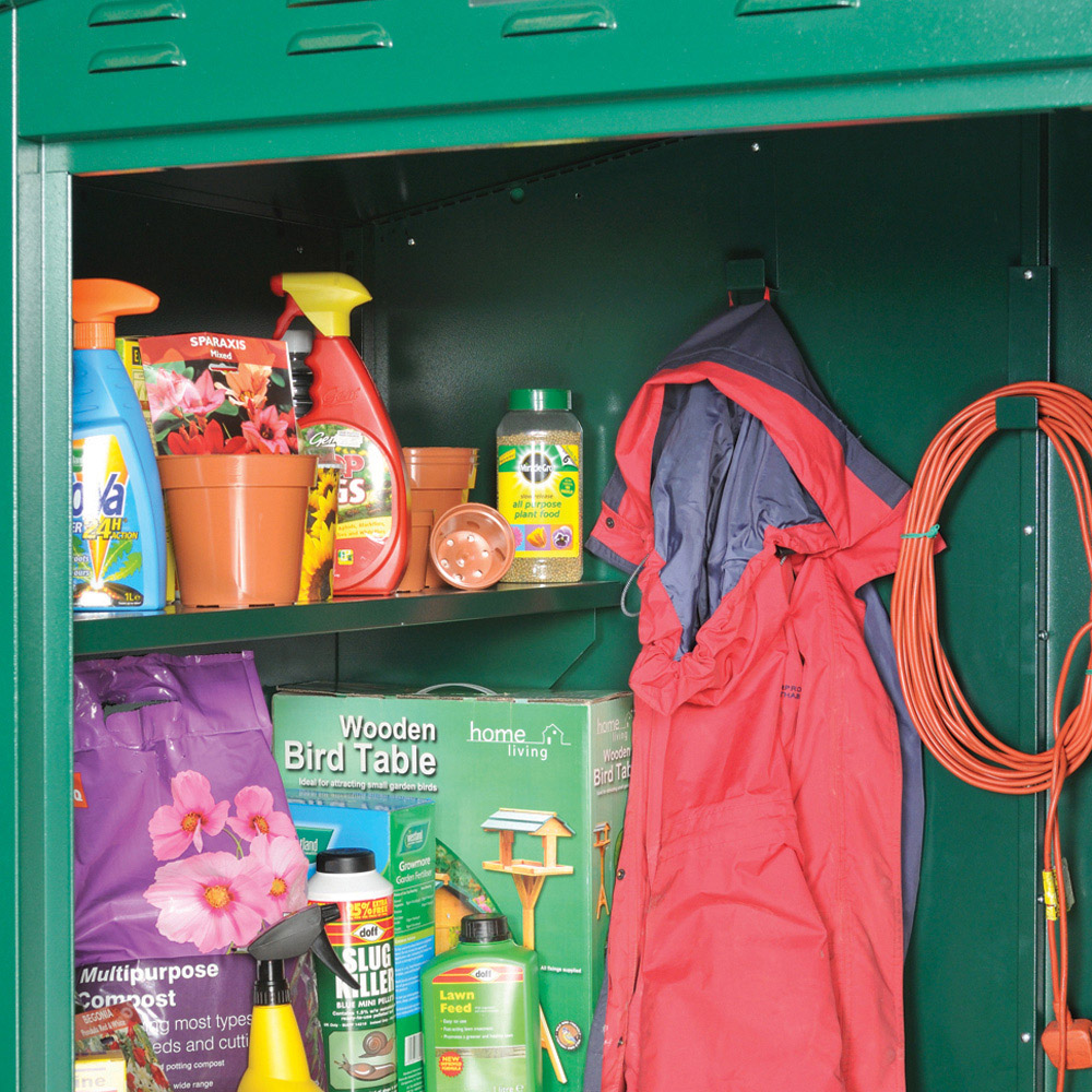 Asgard Flexistore 5 x 4ft Cream Apex Garden Shed Image 5