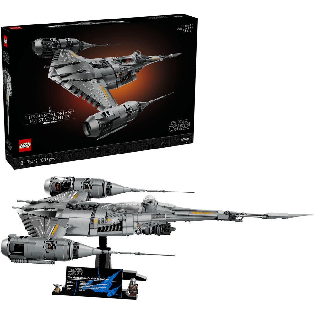 LEGO Star Wars 75442 Mandalorian Starfighter Building Set 1809 Piece Image 7