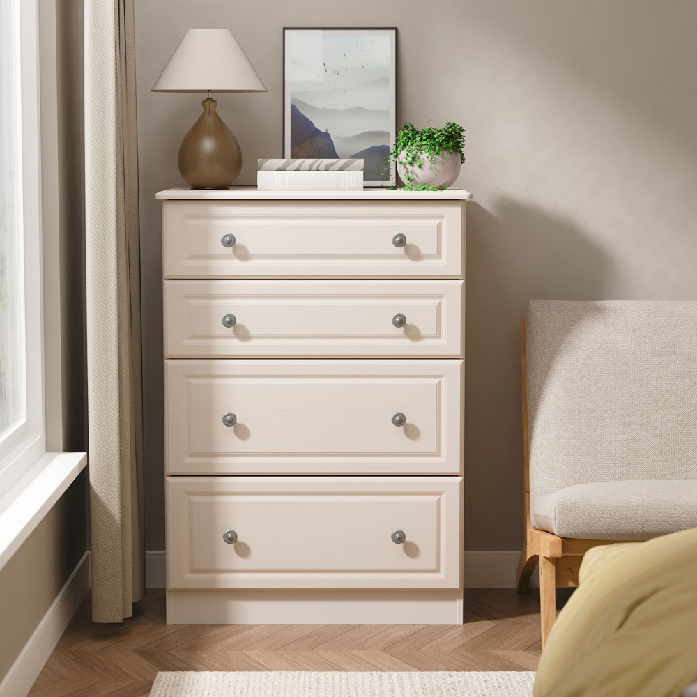 Crowndale Pembroke 4 Drawer Kashmir Ash Deep Chest of Drawers Ready Assembled Image 7