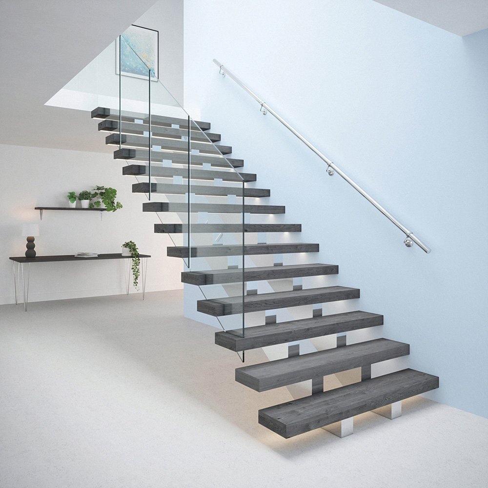 Rothley Polished Steel Stair Handrail Kit 3.6m Image 9