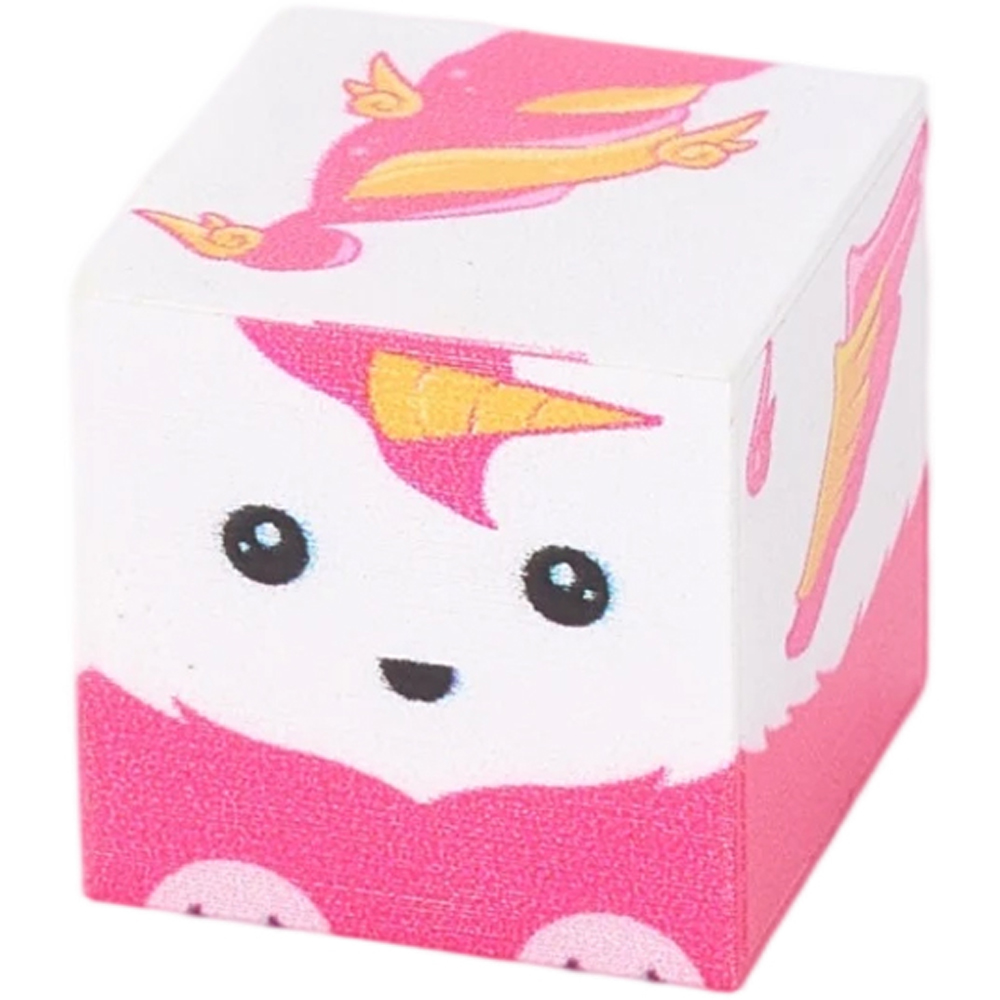 H&O Direct 100 Piece Cherry Blossom Princess Magnetic Building Block Cube Set Image 3