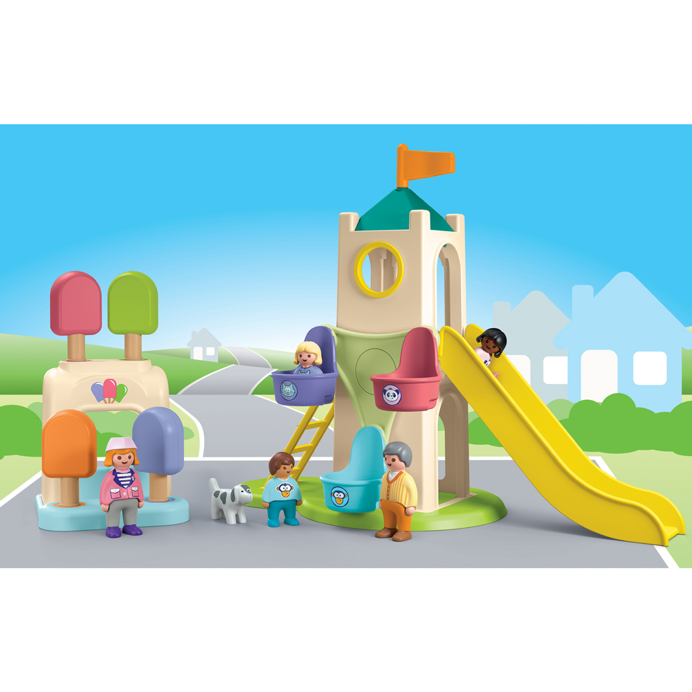 Playmobil Junior Adventure Tower with Ice Cream Booth Playset Image 5