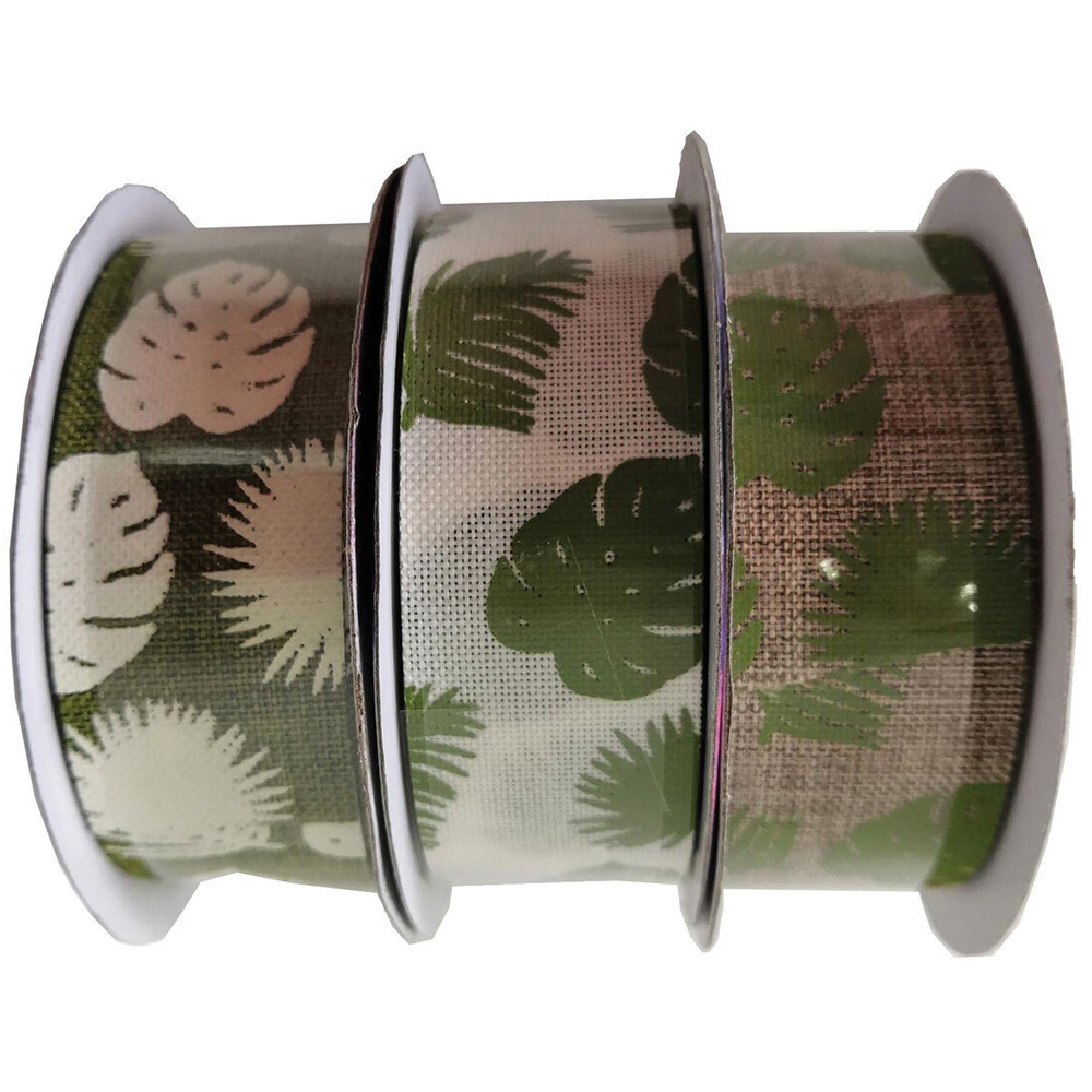 Tropical Leaf Ribbon Image