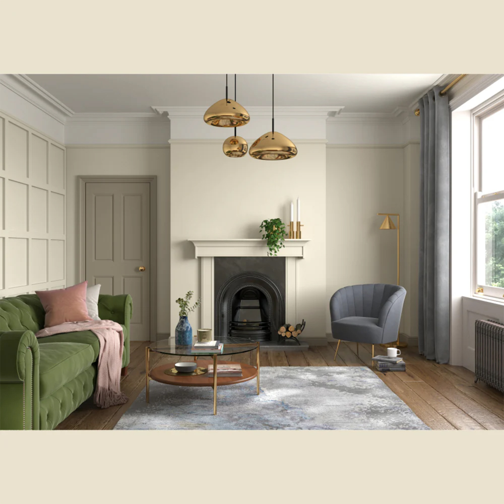 Dulux Heritage Walls and Ceilings Green Clay Velvet Matt Emulsion Paint 5L Image 4