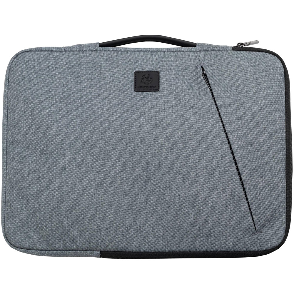 Exacompta Grey 15-16 inch Padded Laptop Sleeve Image 2