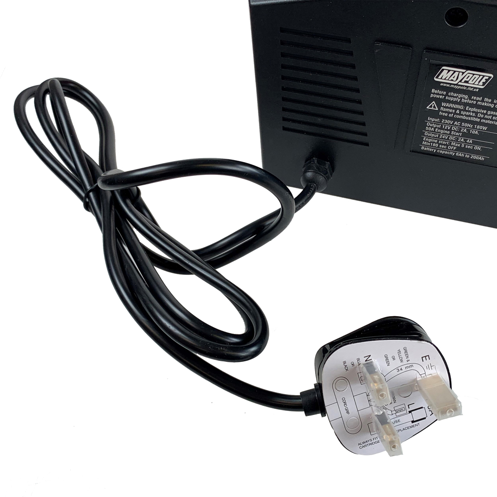 Maypole 75A Automatic Workshop Battery Charger with Engine Start Image 4