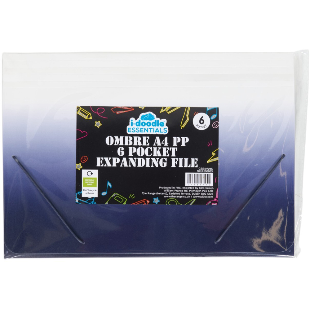 Ombre A4 6 Pocket Expanding File Image 5