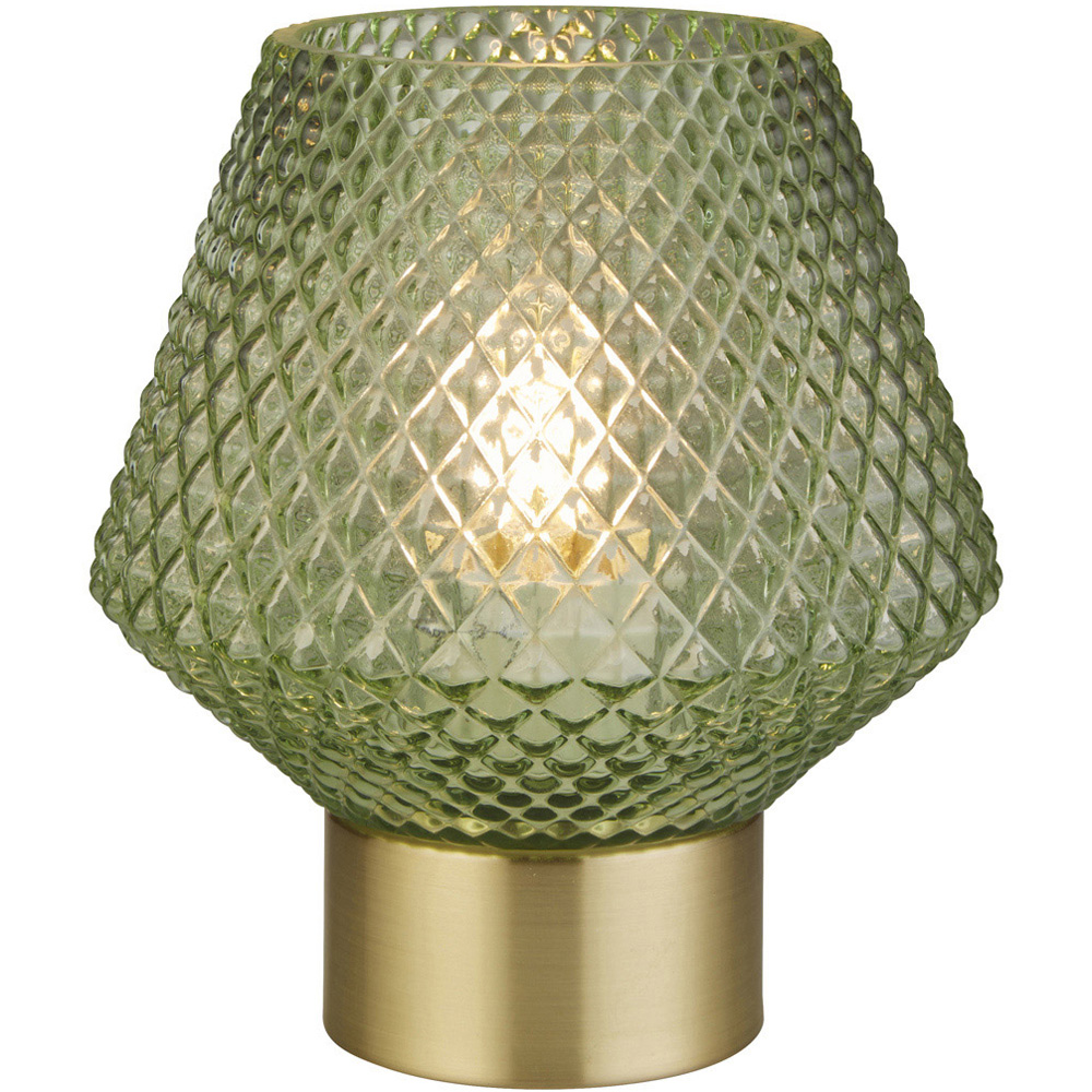 Lighting Collection Bach Green Table Lamp Image 3