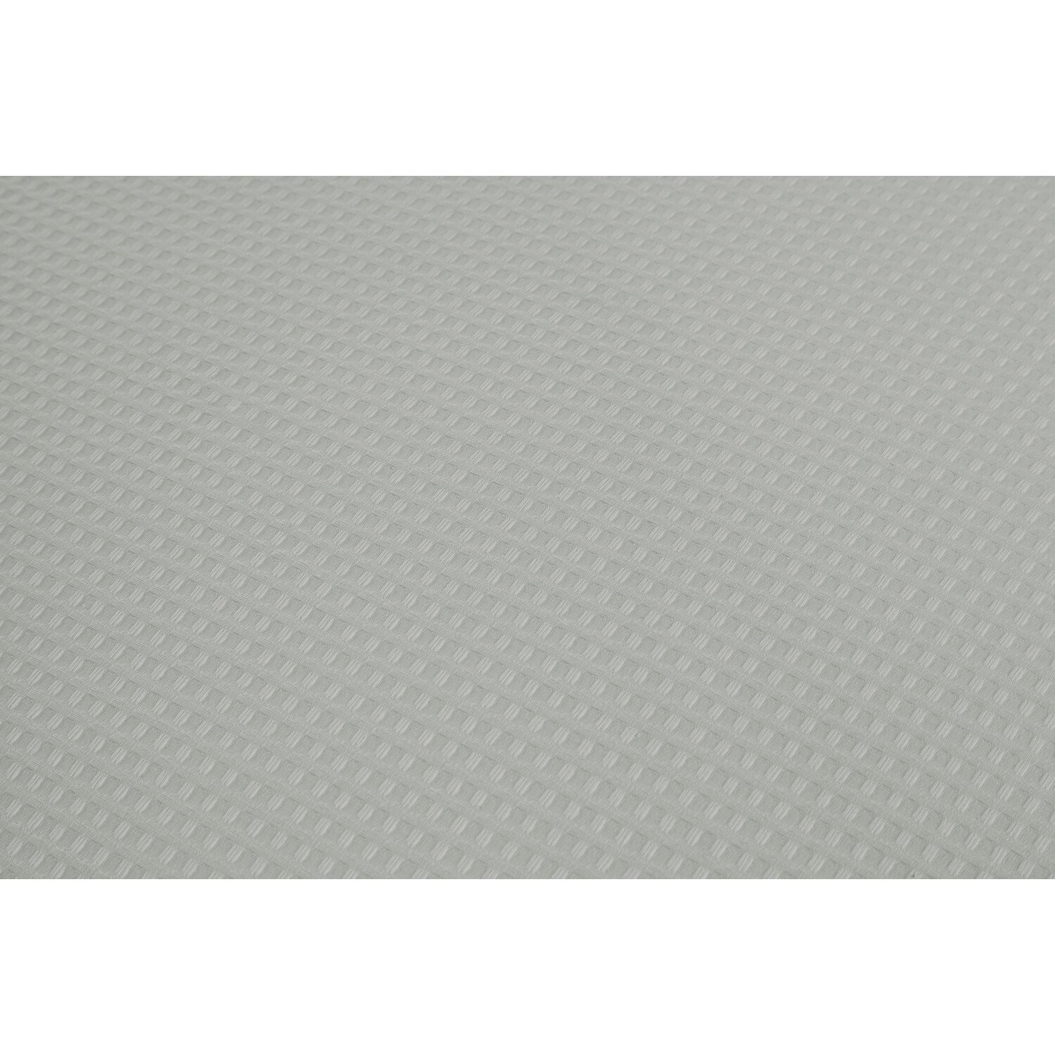 Divante Belgravia Waffle Duvet Cover and Pillowcase Set - Silver / Double Image 5