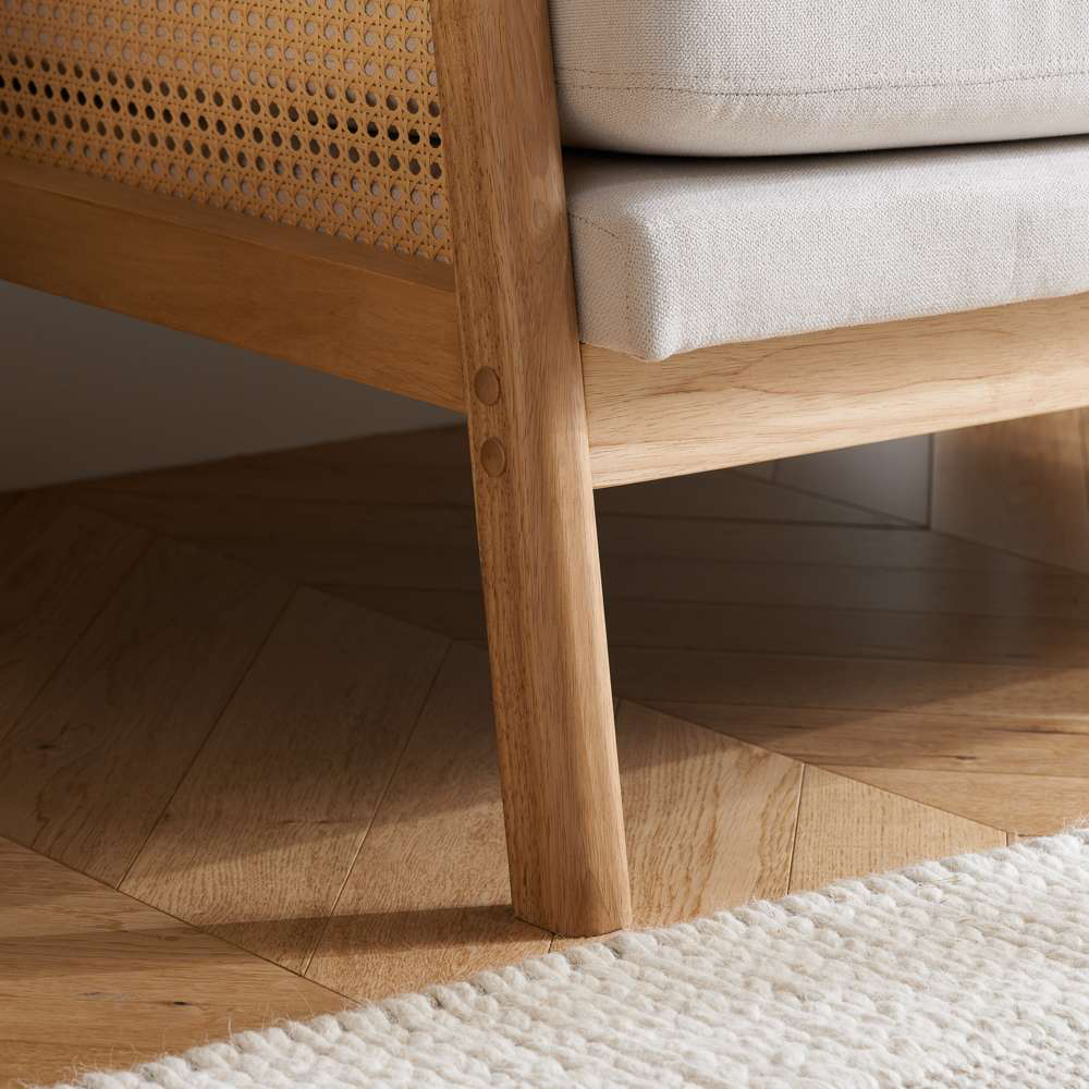Birlea Ida 3 Seater Rattan Sofa Image 8