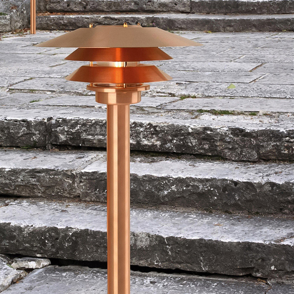 Nordlux Veno Copper Garden Lamp Post Image 2