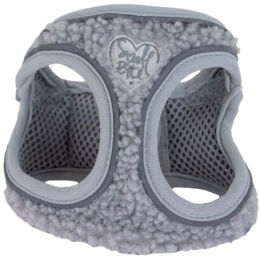 Small Bite Teddy Bear Harness Pebble Grey S Image 1