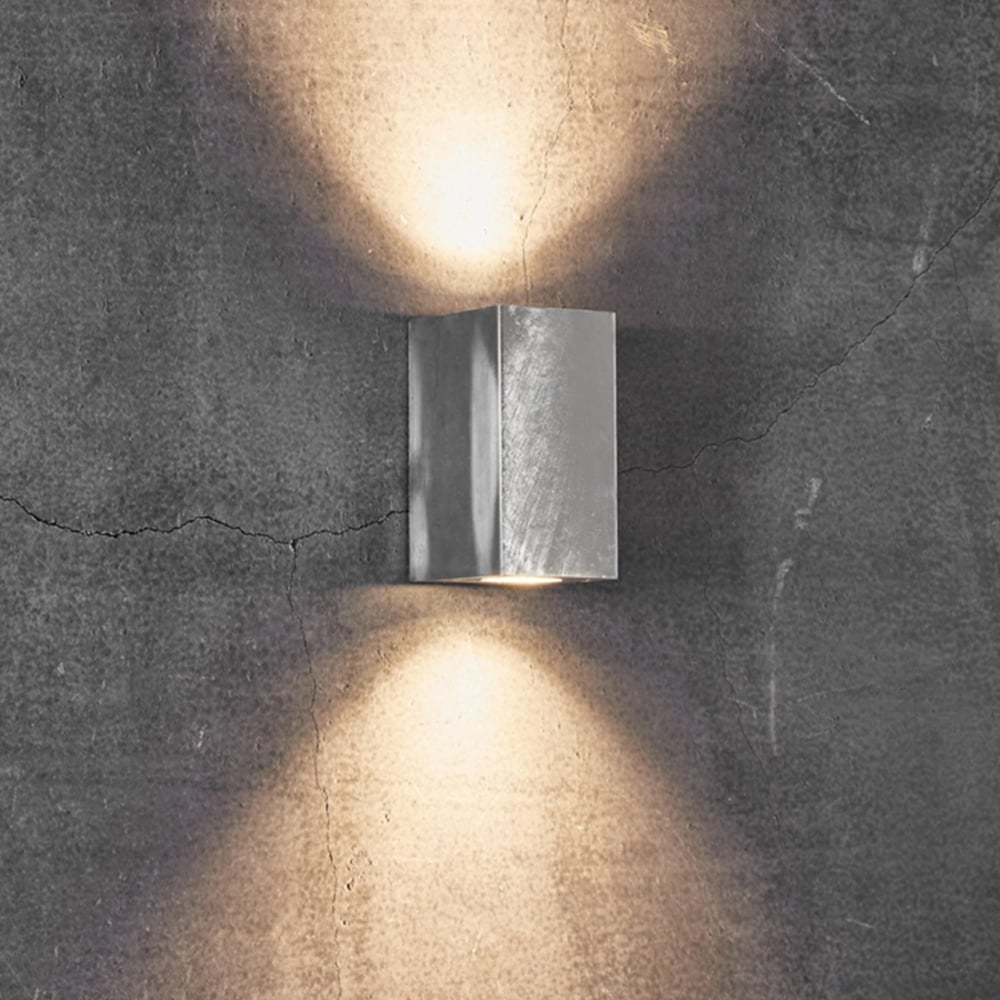 Nordlux Canto Maxi Kubi 2 Galvanised Wall Light Image 2