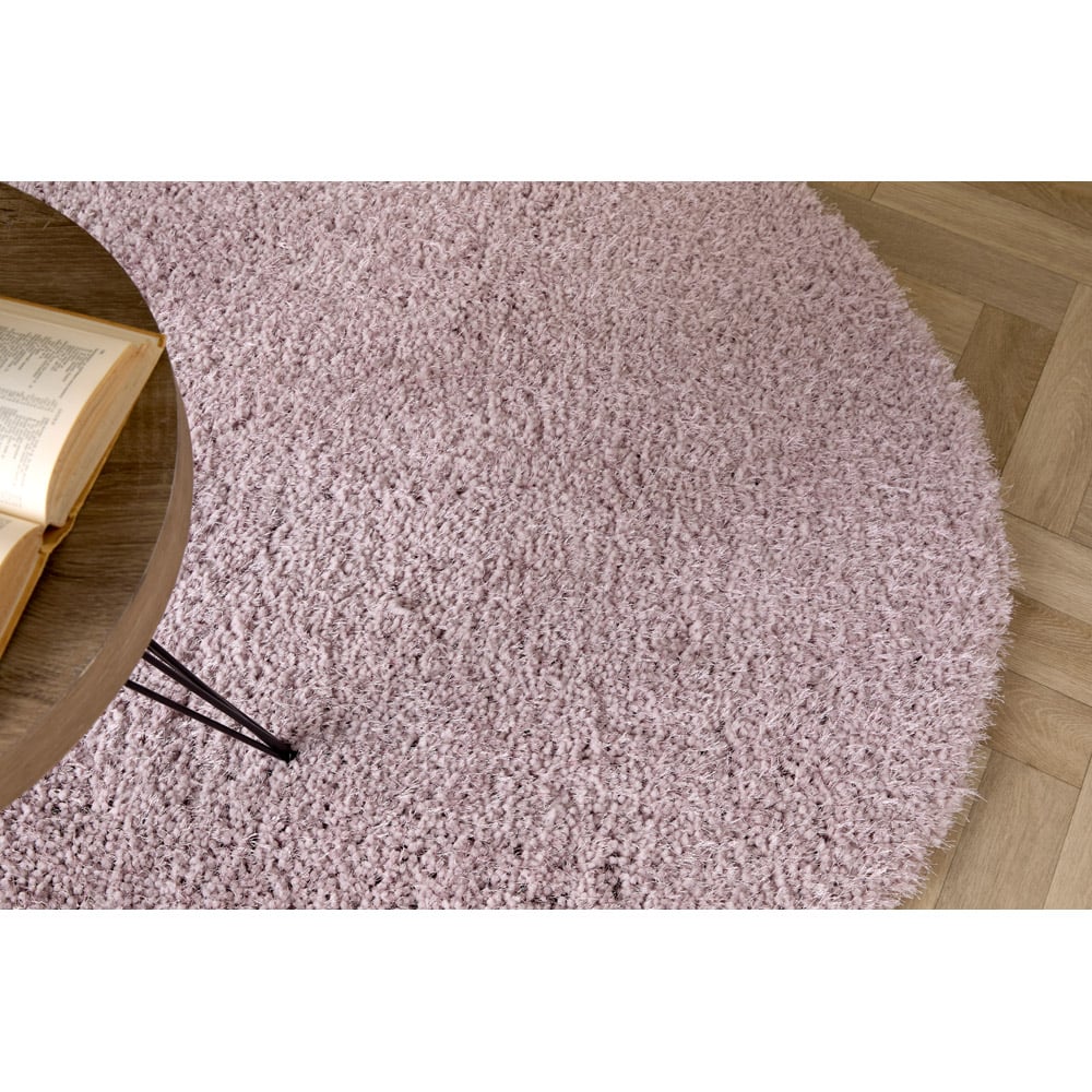 Origins Chicago Lilac Round Rug 133cm Image 3