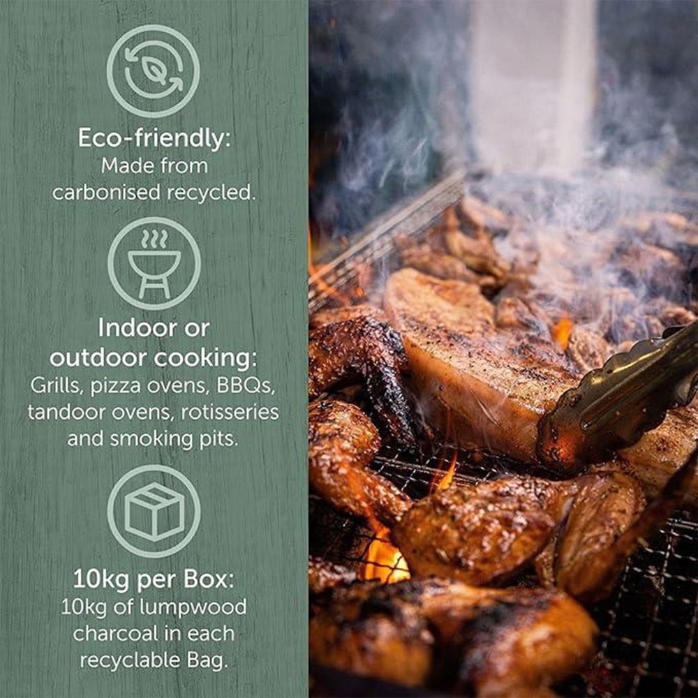 Ecoblaze Restaurant Grade Lumpwood Charcoal 20 Kg Image 4