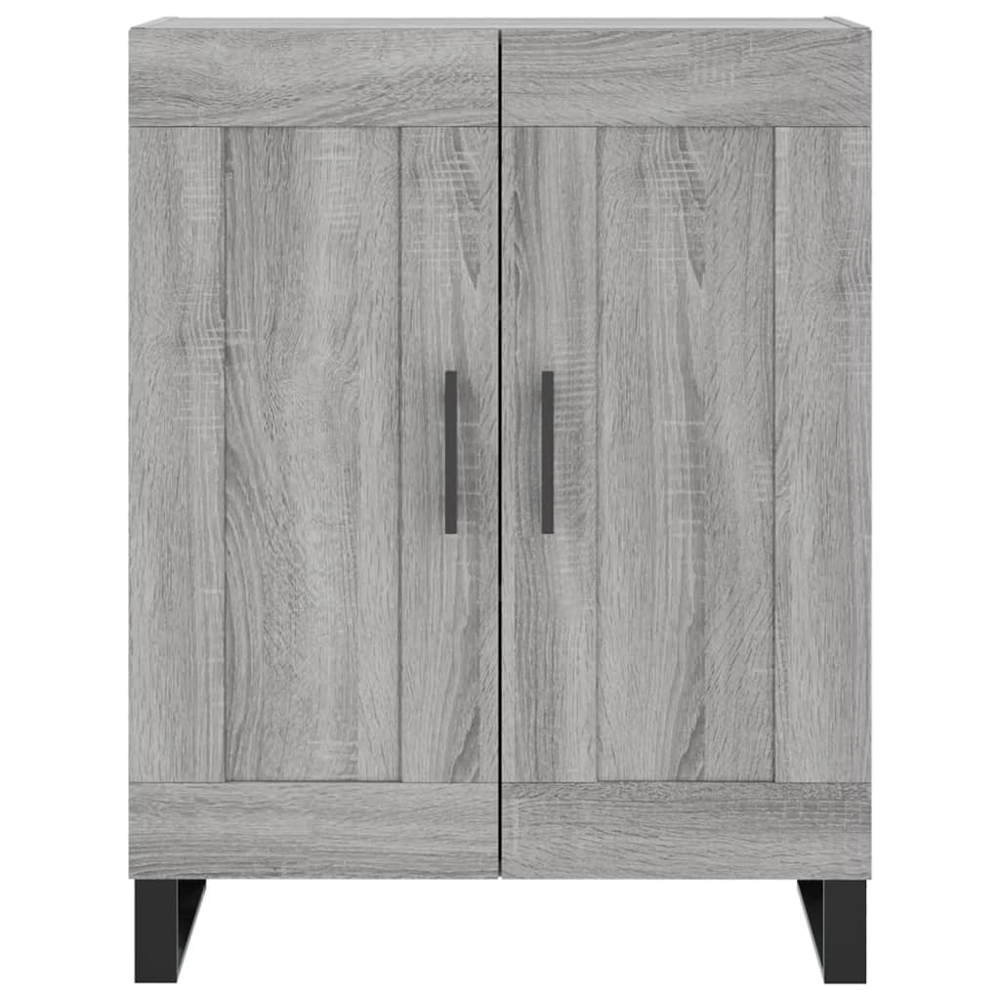 vidaXL 2 Door 3 Shelf Grey Sonoma Highboard Image 8
