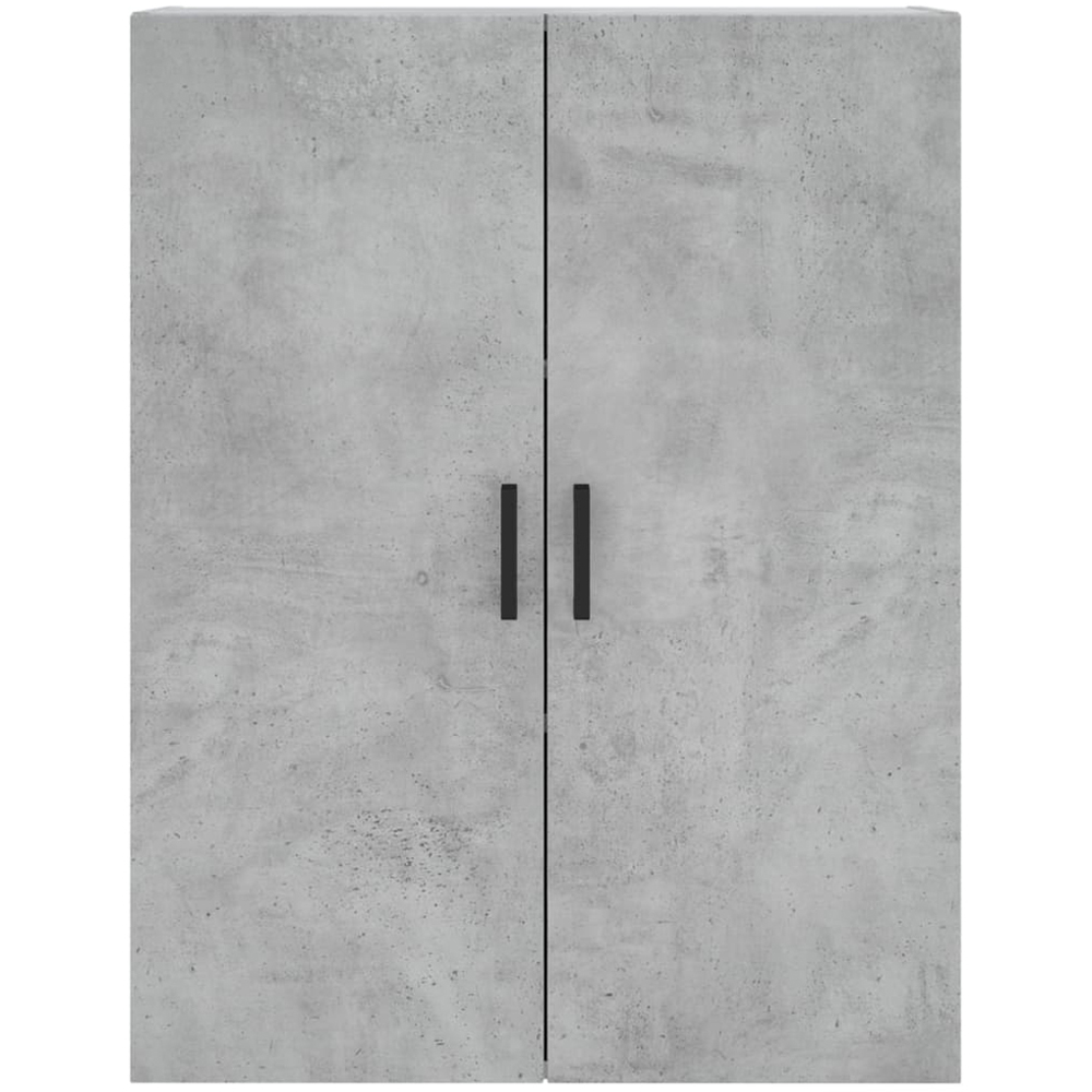 vidaXL 4 Door 2 Drawer Concrete Grey Highboard with Metal Legs Image 6