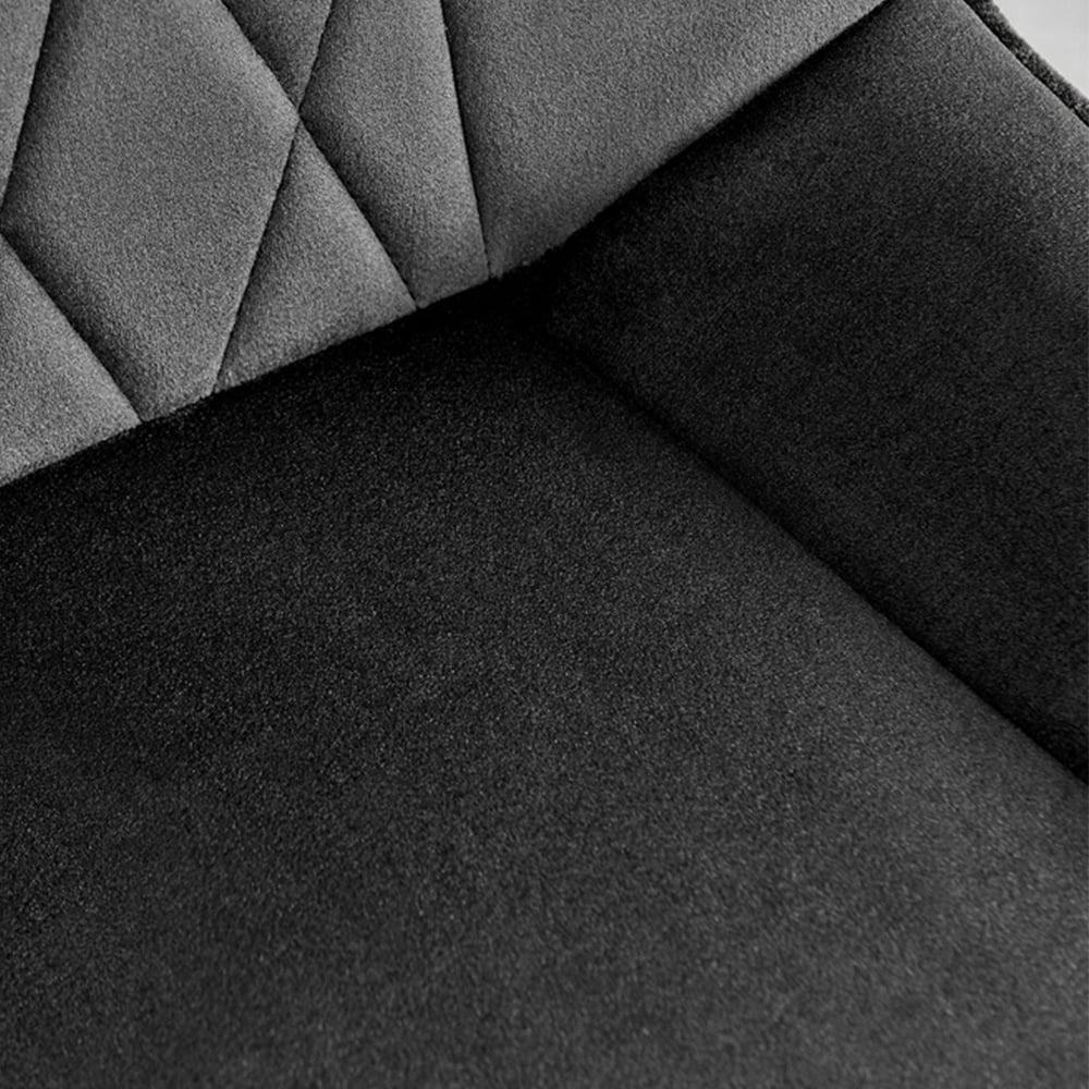 Furniturebox Lucia Cesano 6 Seater Dining Set Black Gloss Image 8