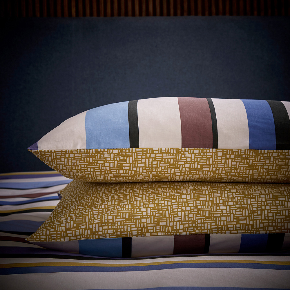Helena Springfield Juna Double Multicolour Stripe Duvet Set Image 5