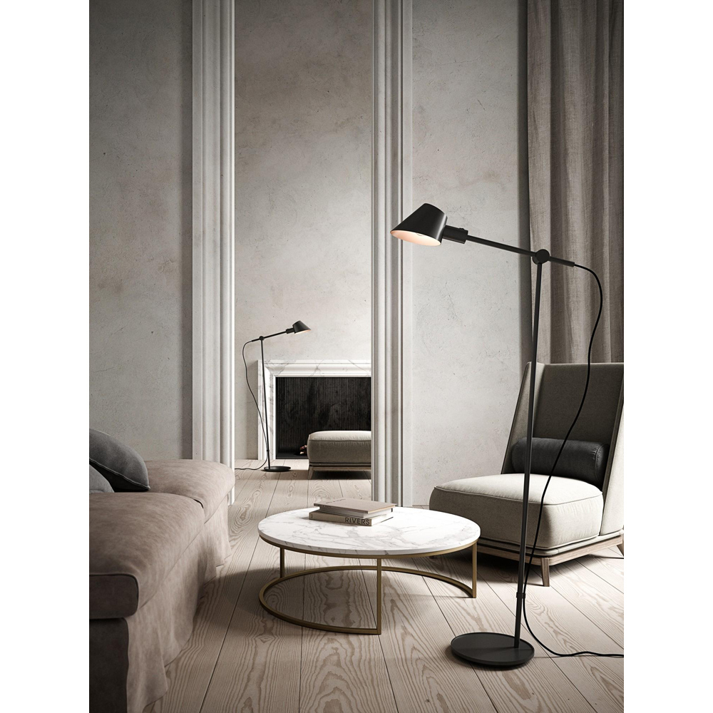 Nordlux Stay Black Flexible Floor Lamp Image 2