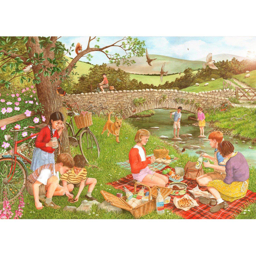 The House of Puzzles Lashings of Lemonade 500 Piece Big Jigsaw Puzzle Image