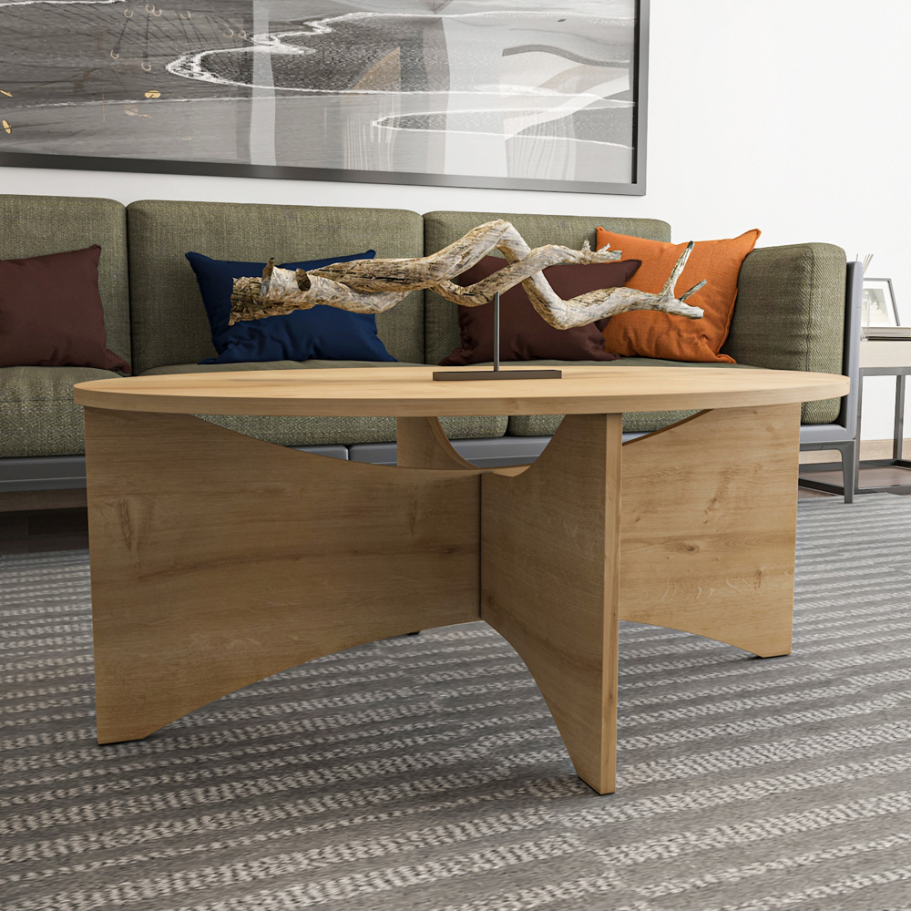 Decorotika Solo Sapphire Oak Coffee Table Image 5