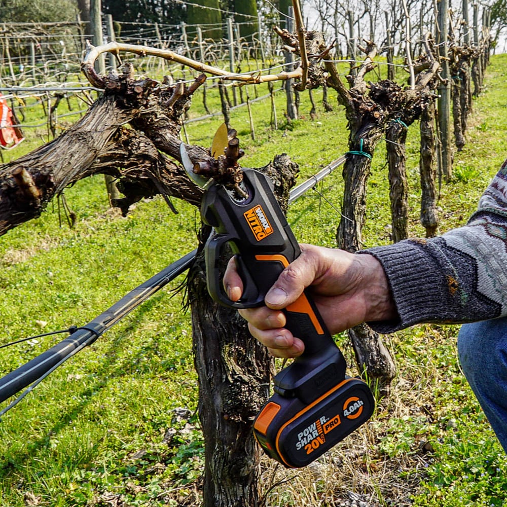 Worx WG330E 20V Cordless Pruner Garden Shears with 2.0Ah Battery and Charger Image 2