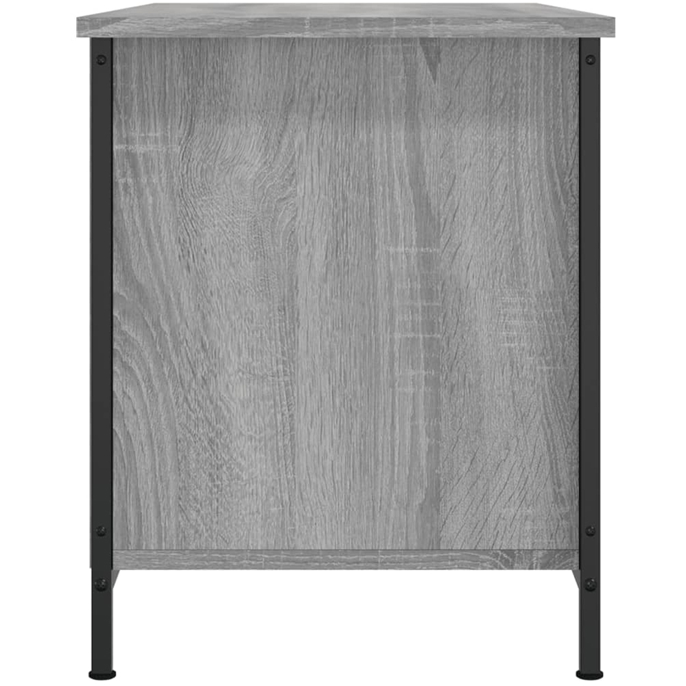 vidaXL Single Door 2 Shelf Grey Sonoma TV Cabinet Image 6