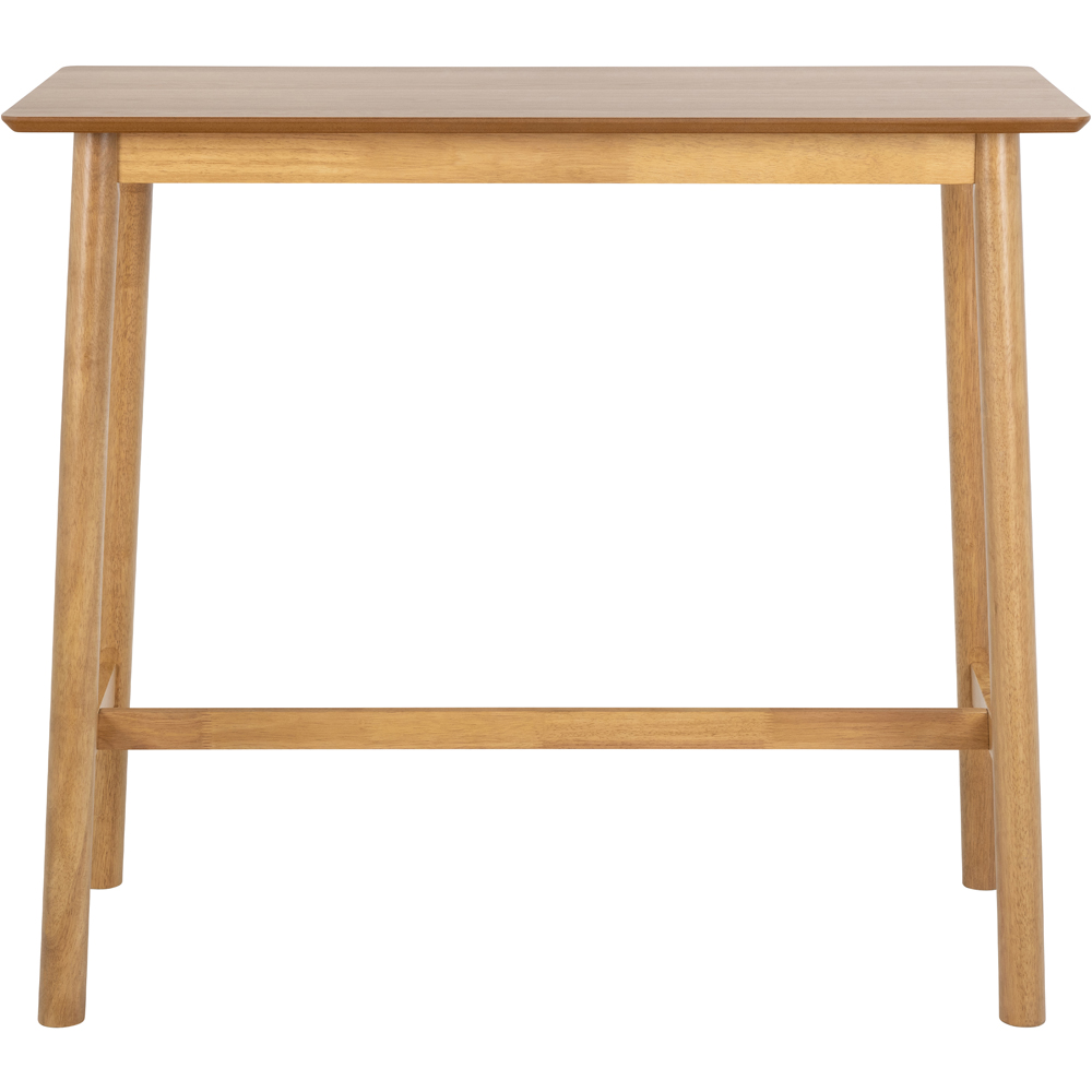 Florence Barlow 4 Seater Rectangular Oak Bar Table Image 3