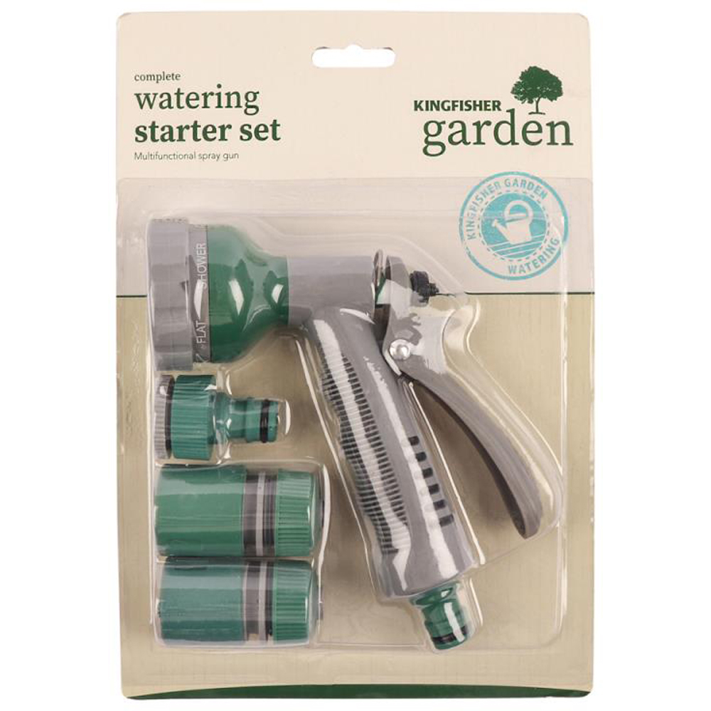 Samuel Alexander 2 Pack Garden Hose Pipe Spray Gun Set with Fittings Image 3