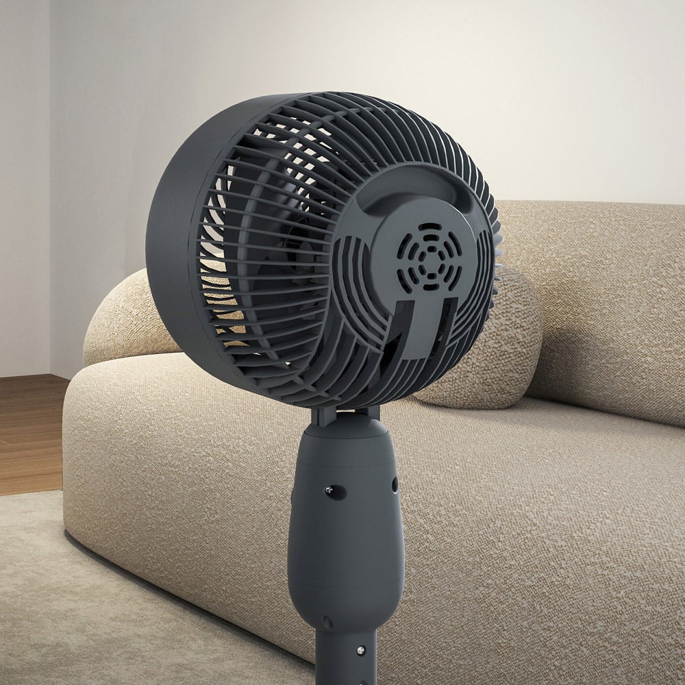 Portland Grey Powerful Air Circulator Pedestal Fan 35 inch Image 5