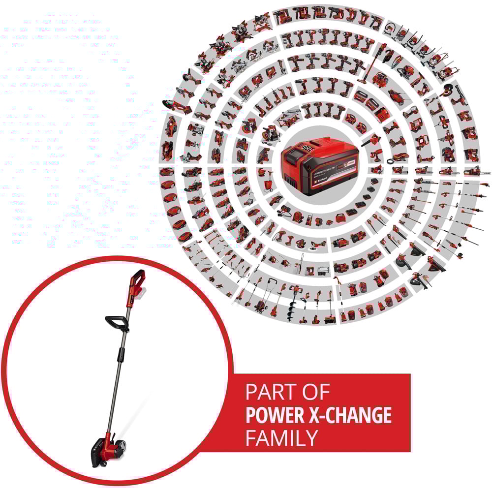 Einhell Power X-Change GE-LE 18/190 Li-Solo Cordless Lawn Edge Trimmer Image 9