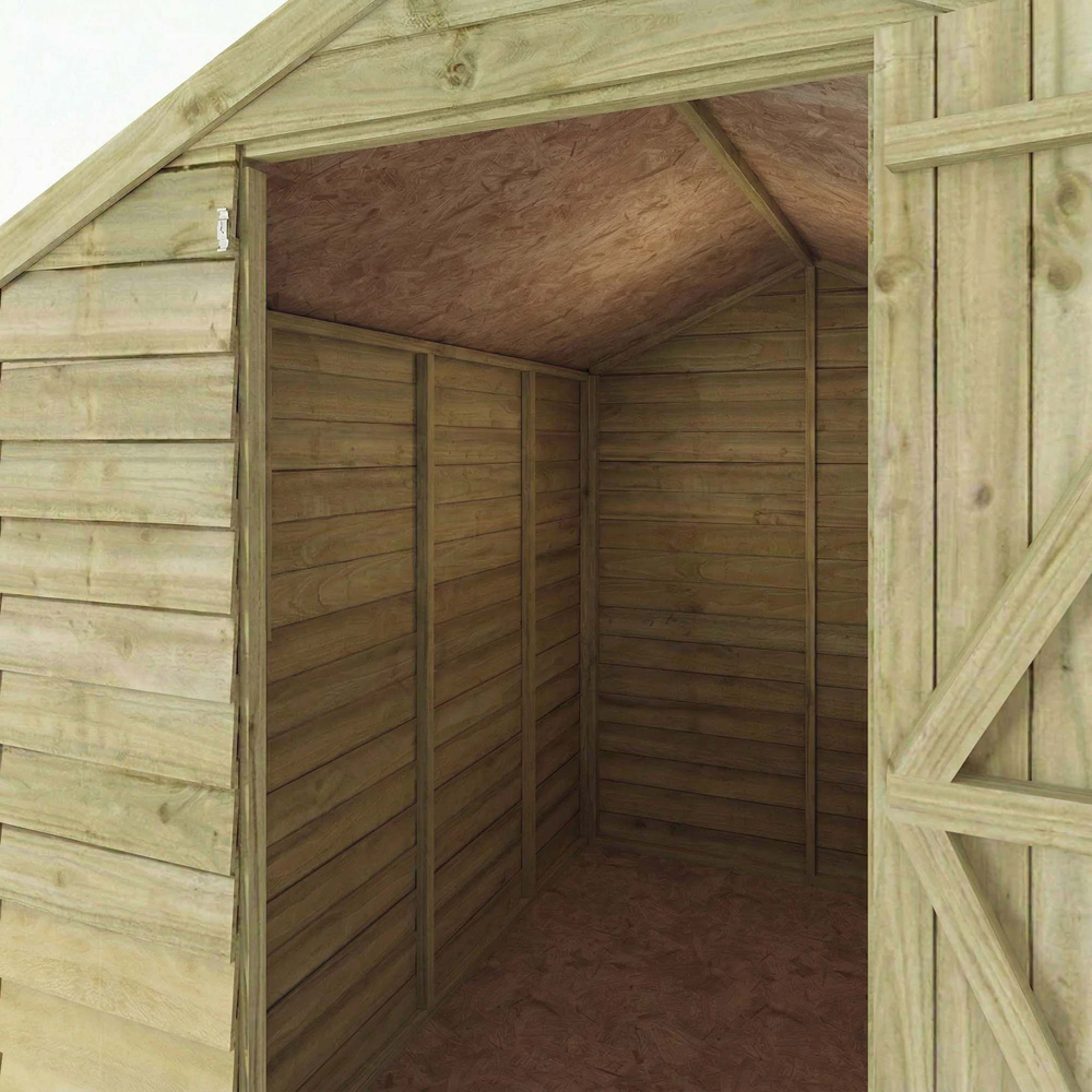 Mercia 7 x 5ft Overlap Apex Wooden Shed Image 6