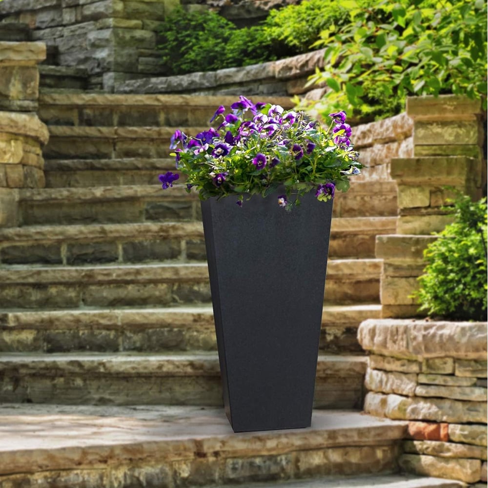Primeur Sonata Slate Outdoor Garden Planter 70cm Image 2