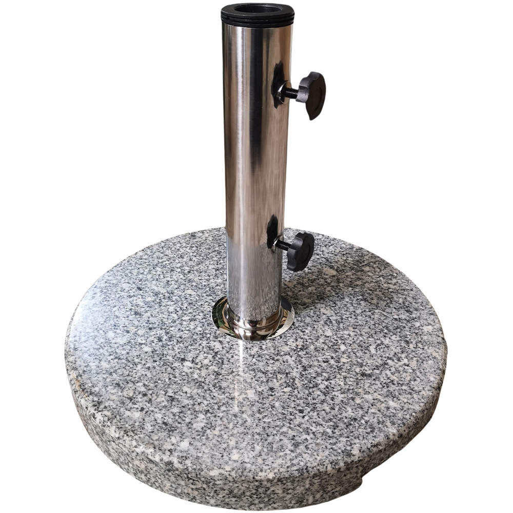 Samuel Alexander Round Granite Parasol Base 15kg Image 1