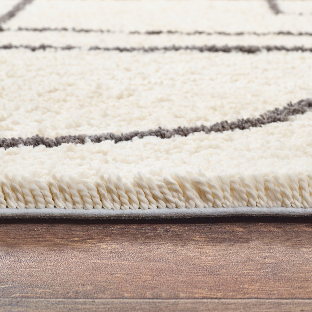 Origins Artisan Picasso White Grey Rug 160 x 230cm Image 5