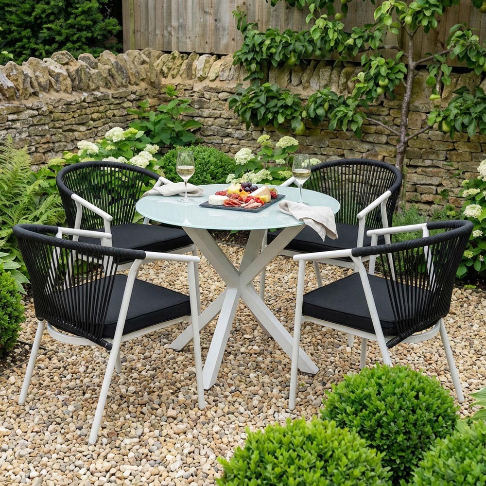 Maisie Dining Set - Grey and Black Image 4