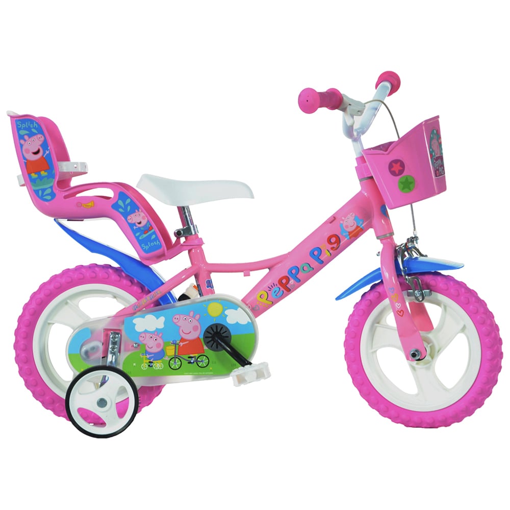 Dino Bikes Peppa Pig 12 inch Kids Bicycle Image 1