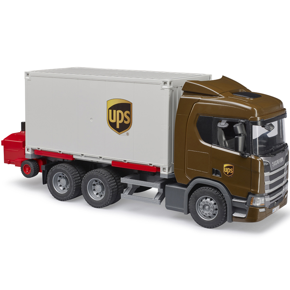 Bruder Scania Super 560R UPS Logistic Truck with Forklift Image 4