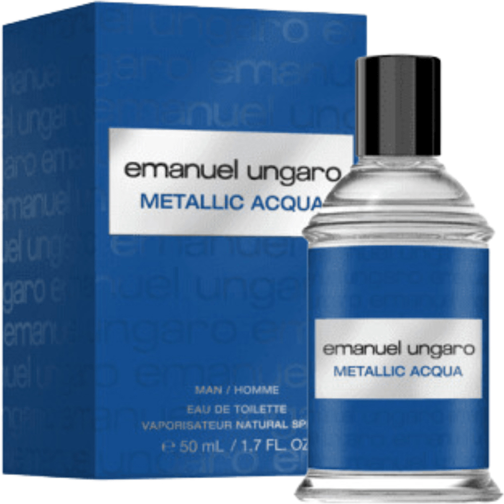Emanuel Ungaro Metallic Acqua Men Eau De Toilette Spray 50ml Image 2