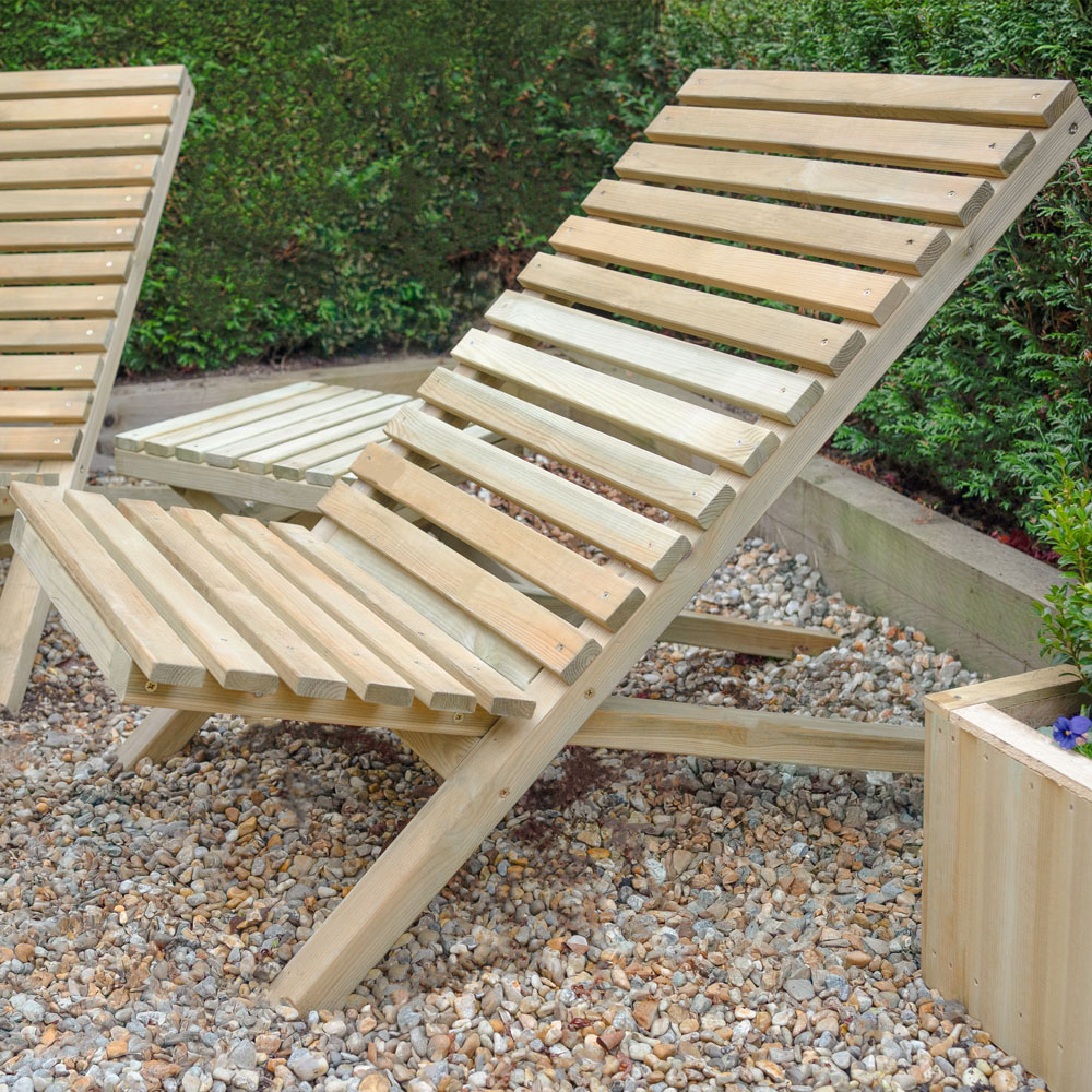 Forest Garden Slatted Chair Image 1
