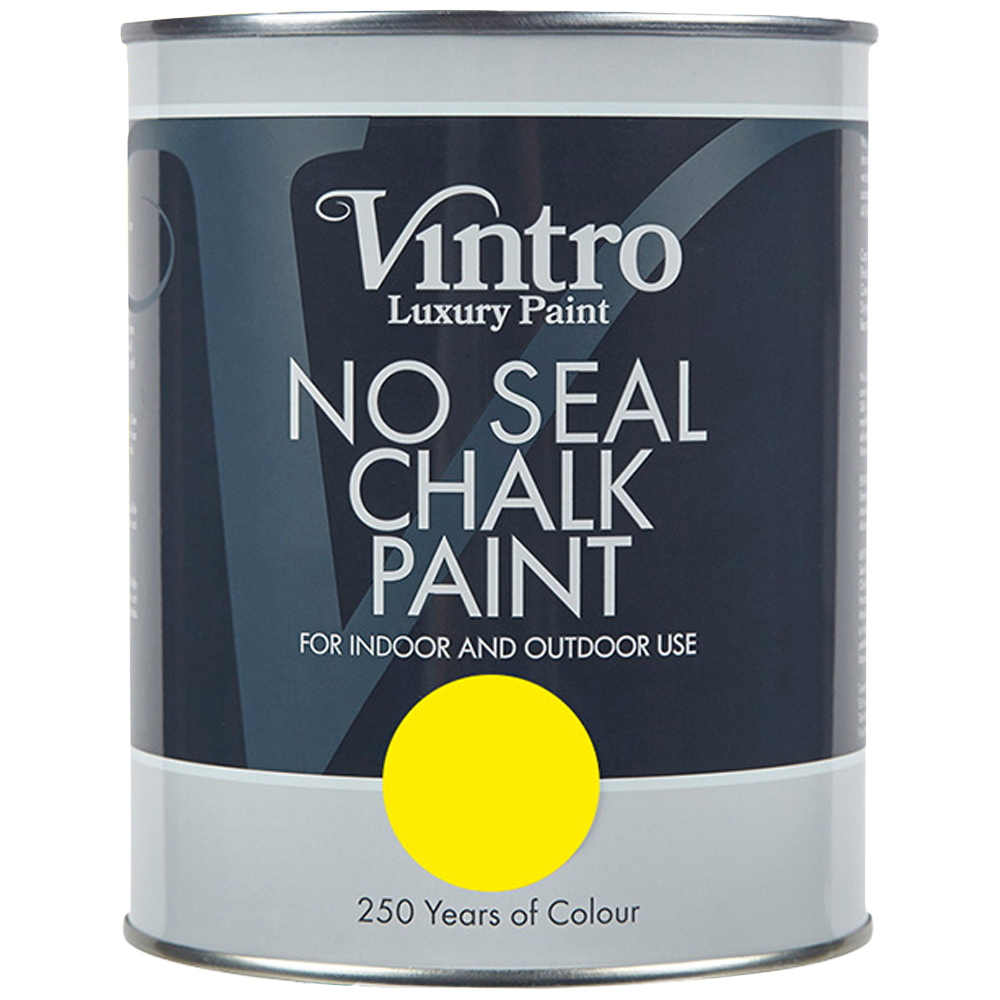Vintro Paint Osborne Yellow No Seal Chalk Paint 1L Image 2