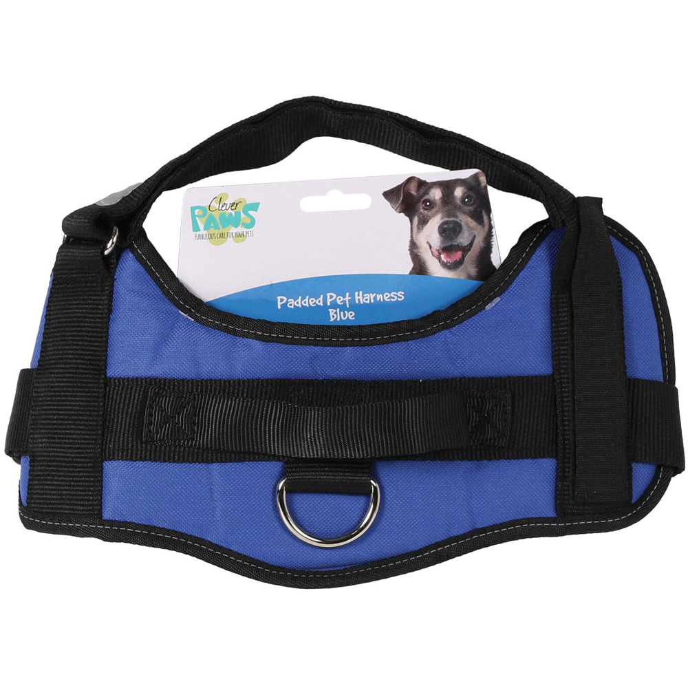 Padded Dog Harness - Blue / M Image